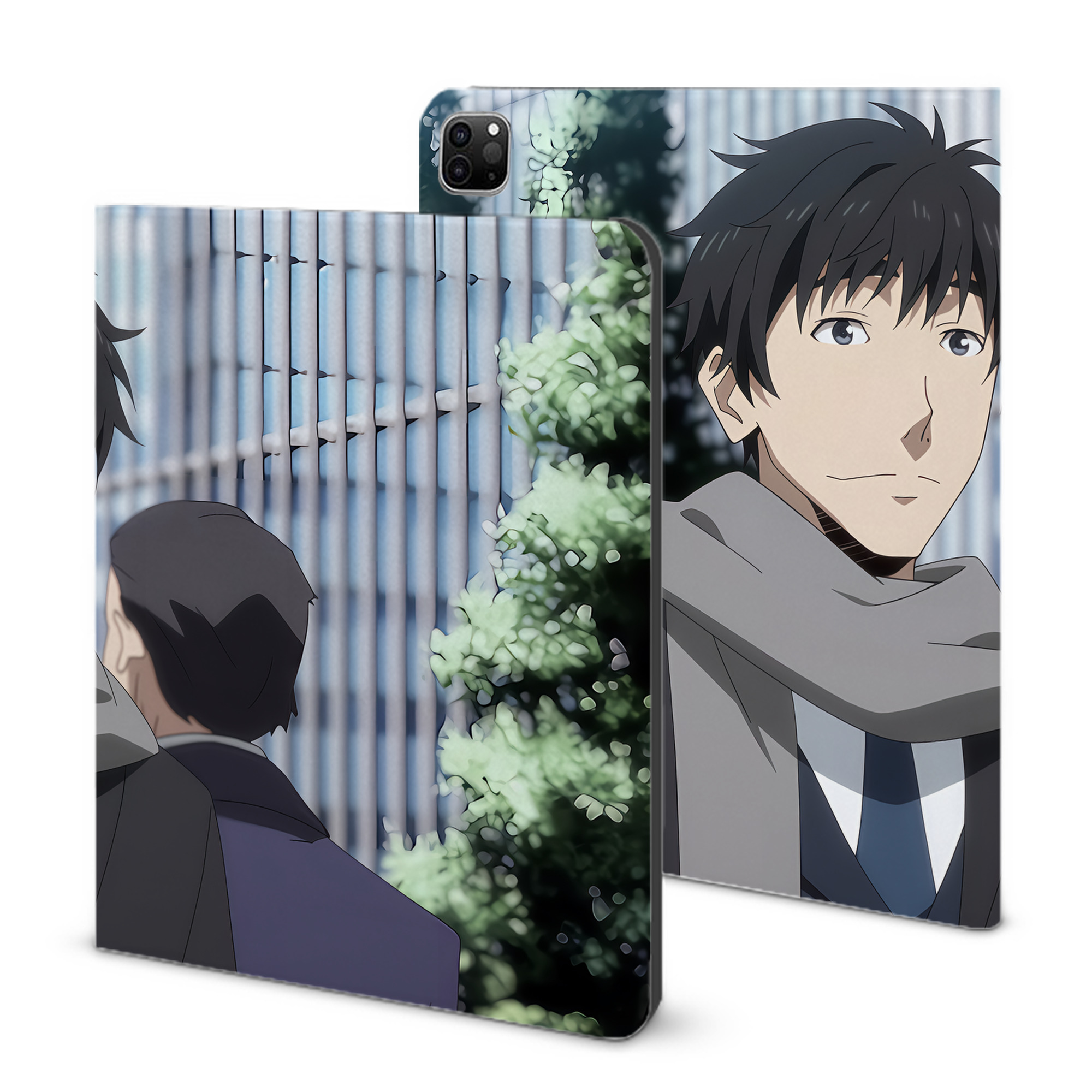 （画像用） 転スラ Regarding Reincarnated to Slime IPad ケース ブック型 PUレザー TPU 耐衝撃 軽量 薄型 ペン収納なし 全面保護 IPad 各モデル対応